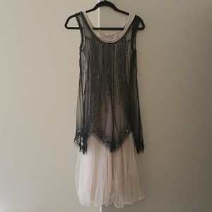 Flapper 1920s jazz age dress